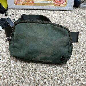 Lululemon Athletica Olive Camouflage Belt Bag